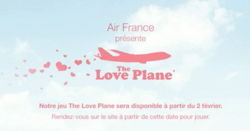 CREATION MUSICALE : "AIR FRANCE The Love Plane". Website