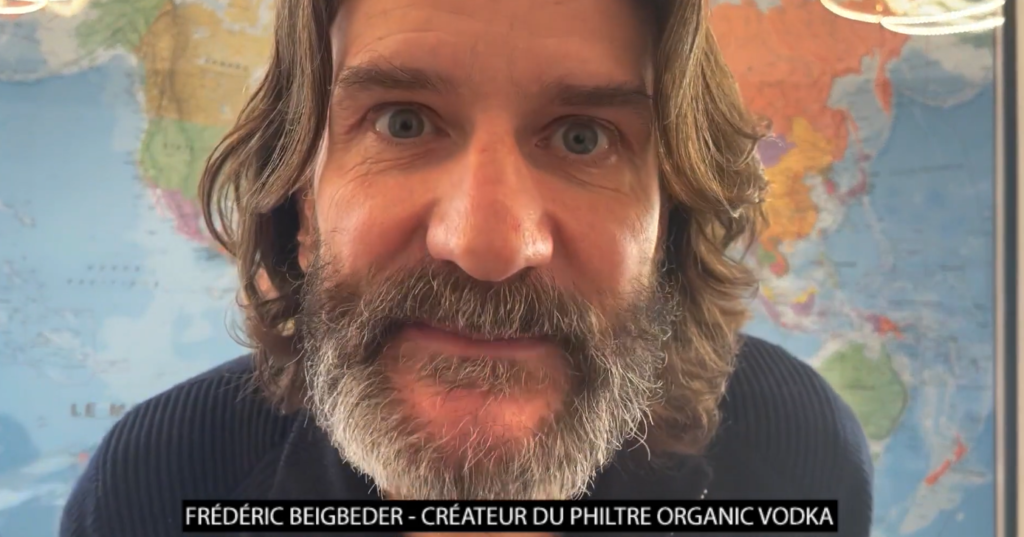 SPOT WEB - FR : "LE PHILTRE Organic Vodka" Frédéric Beigbeder. Direction artistique