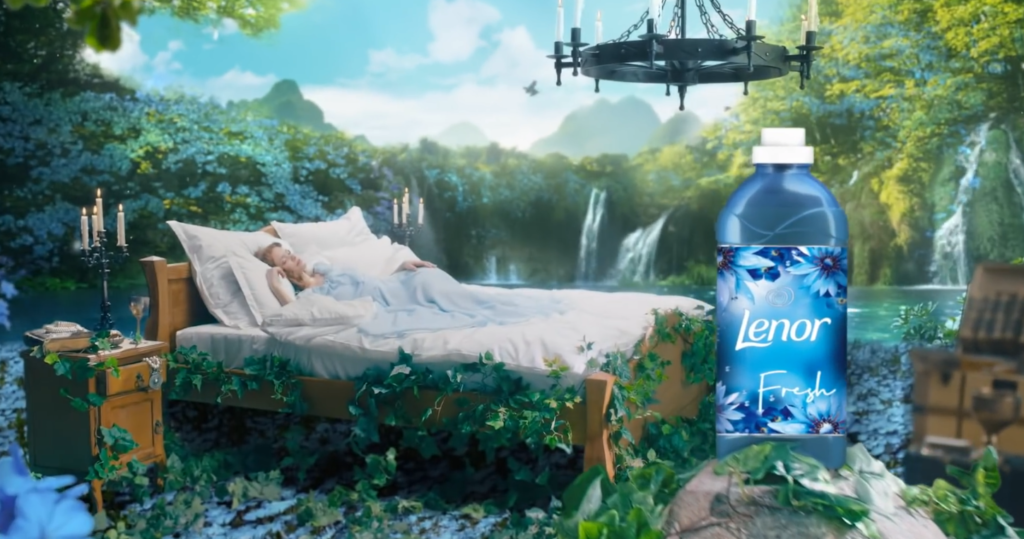 SPOT TV - FR : "LENOR Belle au bois dormant - 20s". Enregistrement voix